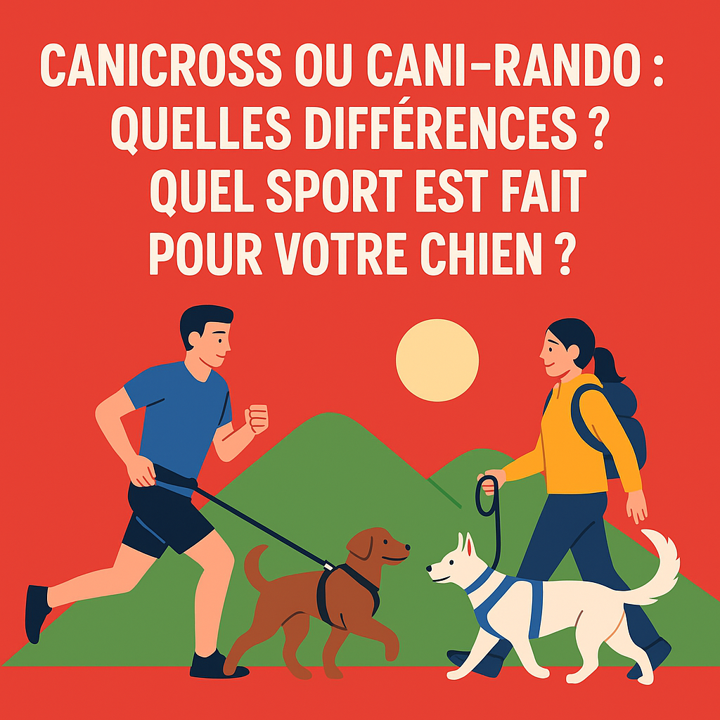Canicross ou cani-rando : quelles différences ? Quel sport est fait pour votre chien ?