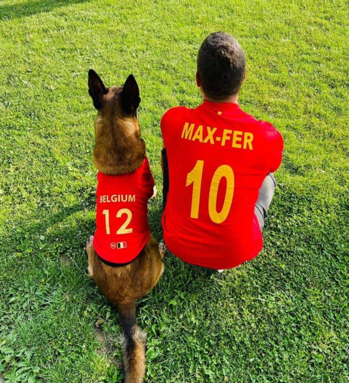 T-Shirt "Pawtriot Belgique" pour chiens