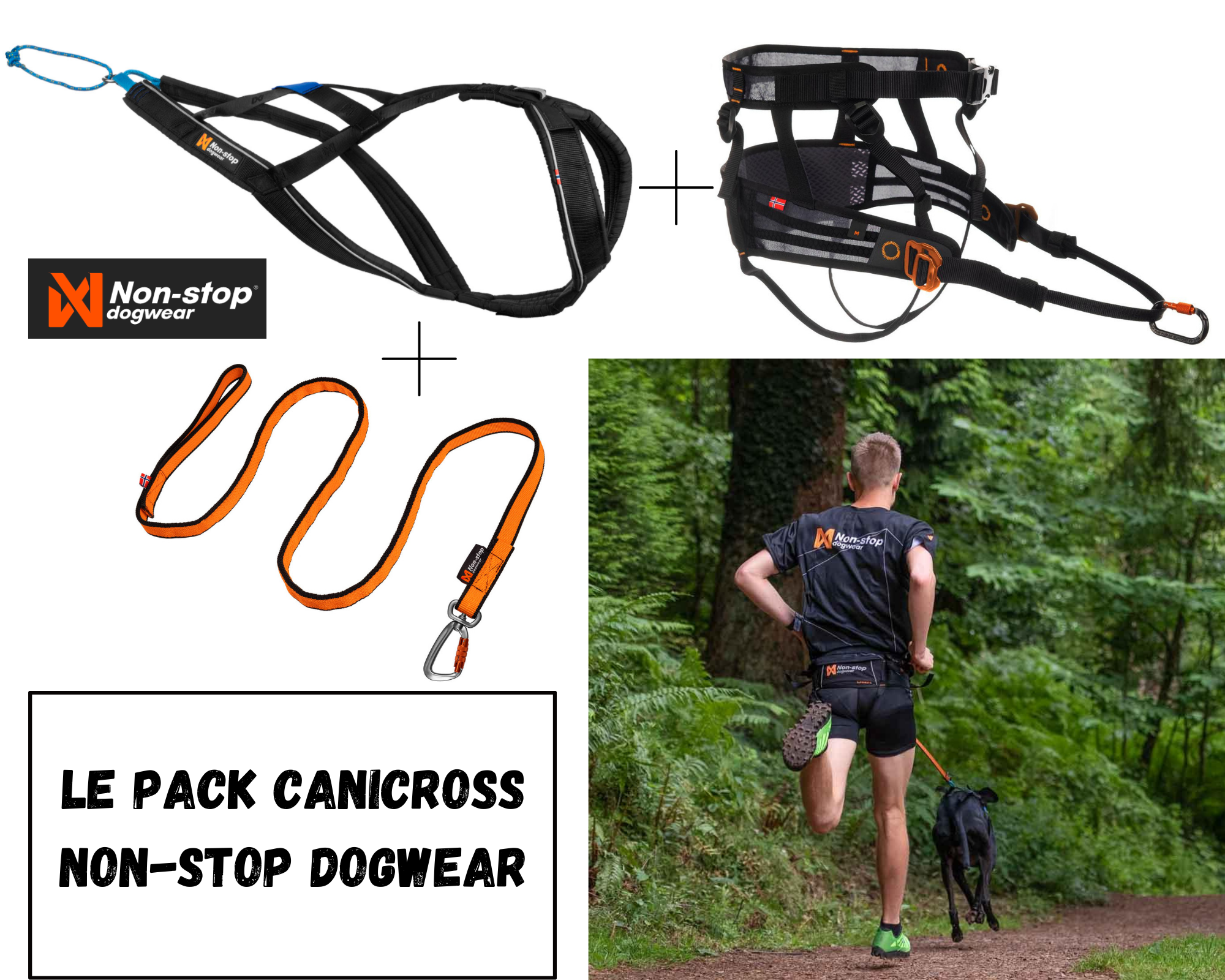 Pack complet pour le canicross - Non-Stop dogwear
